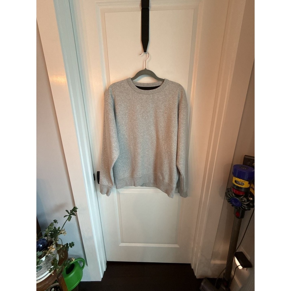 Champion Authentic Athleticwear Men's Gray Crewneck Sweatshirt